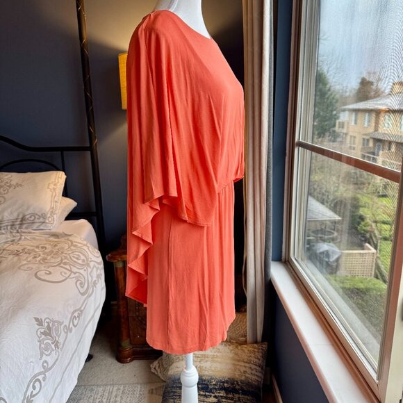 Trina Turk Coral Flowy Mini Dress - Picture 6 of 12